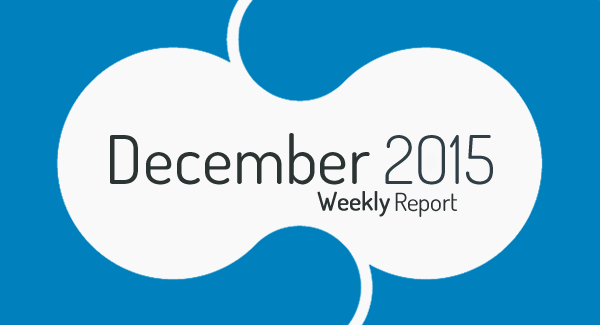 December 2015 Weekly Income Report